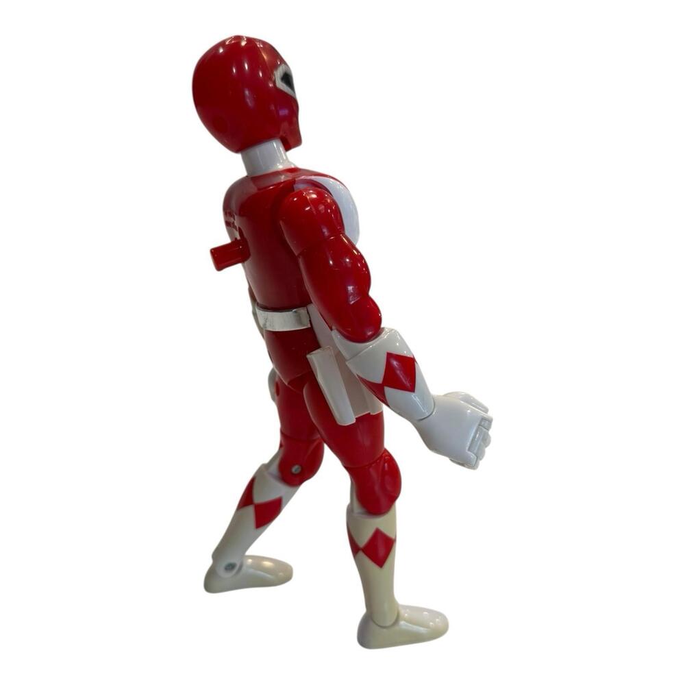 VTG 1994 Red Mighty Morphin' Power Ranger Kicking 8” Action Figure Bandai - Picture 7 of 9